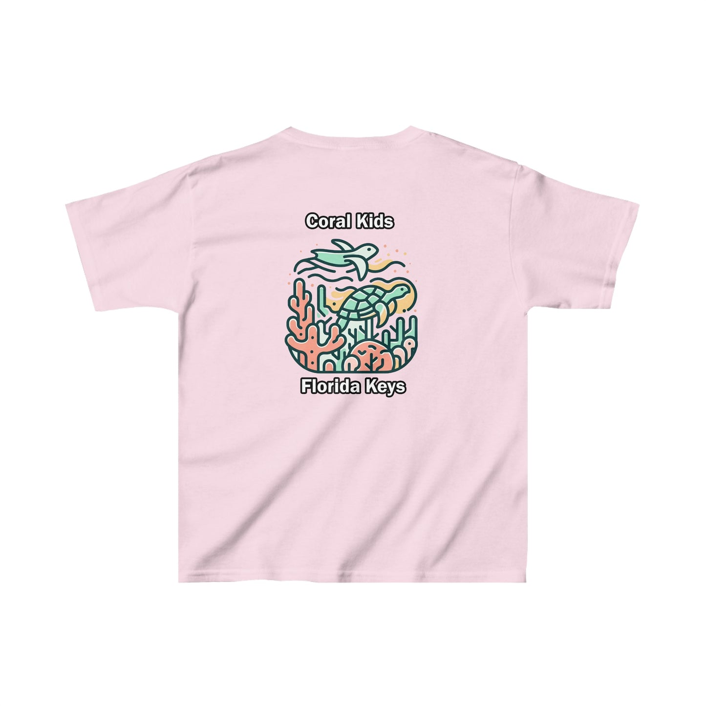 Coral Kids - Twin Turtles - Kids Heavy Cotton™ Tee
