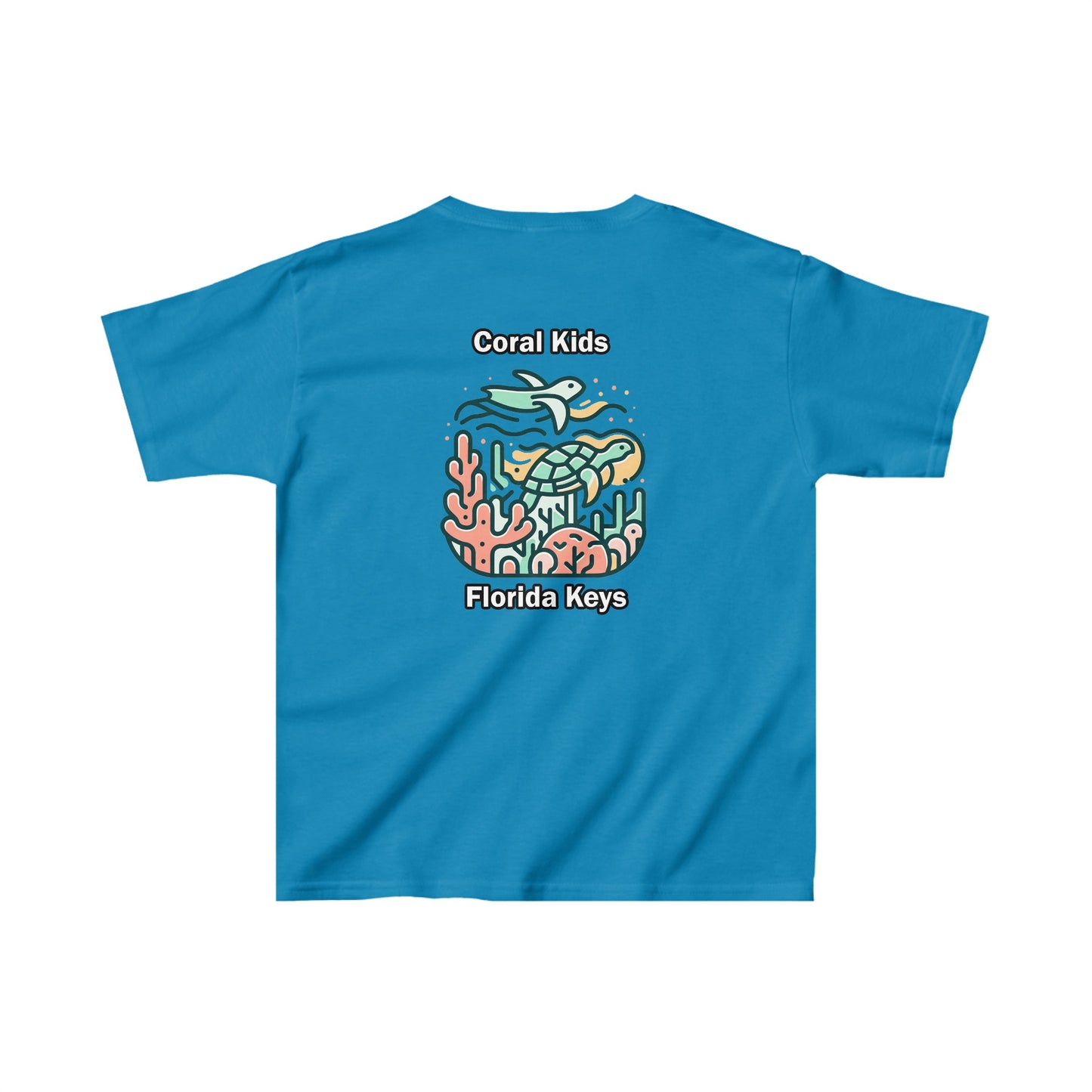 Coral Kids - Twin Turtles - Kids Heavy Cotton™ Tee