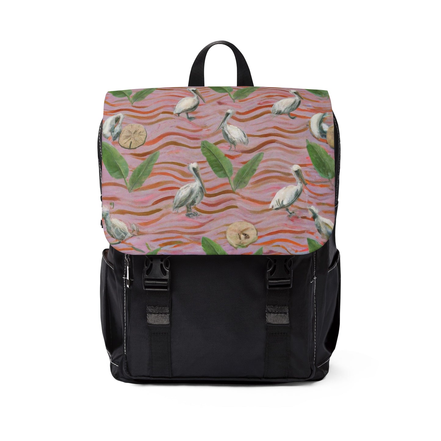 'Pelican Retreat" Unisex Casual Shoulder Backpack