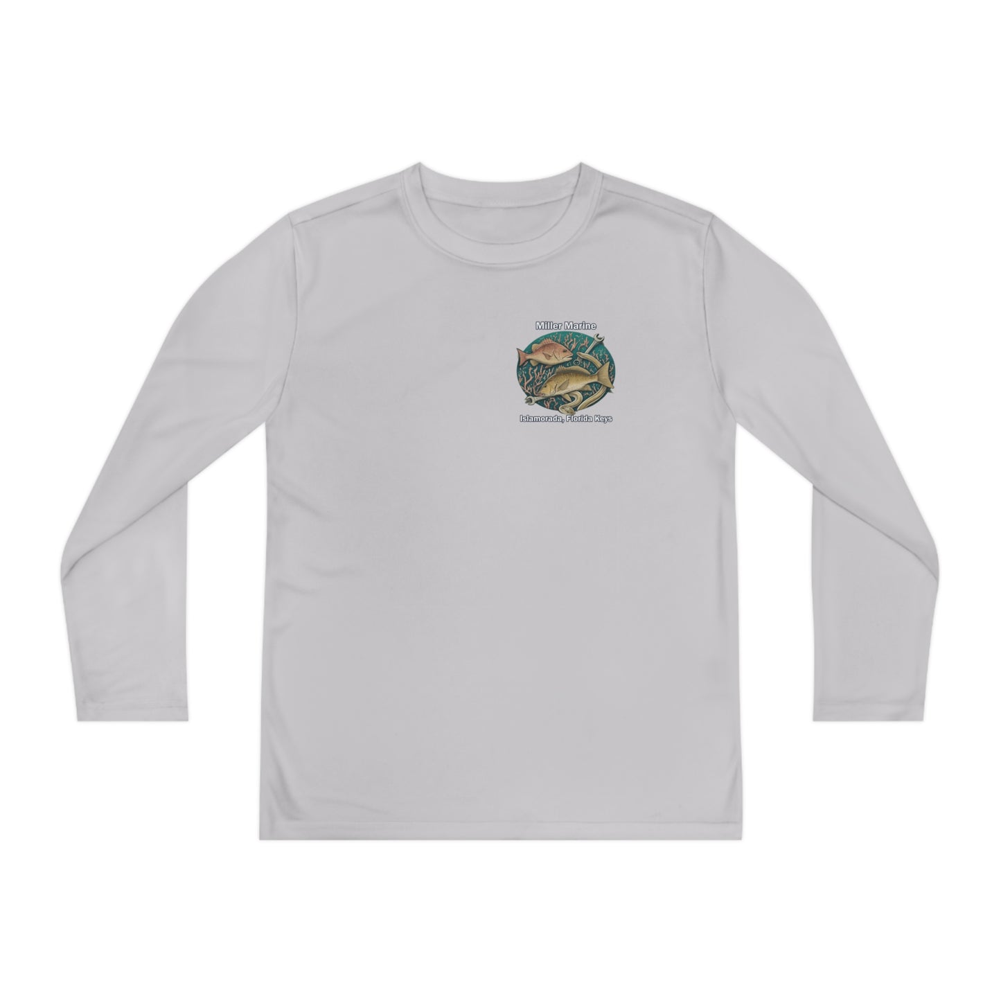 Miller Marine Snapper Wrenches Youth Long Sleeve Competitor Tee