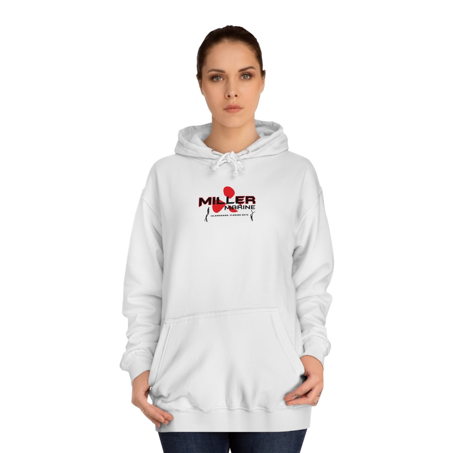 Miller Marine Diver Down Theme Unisex College Hoodie
