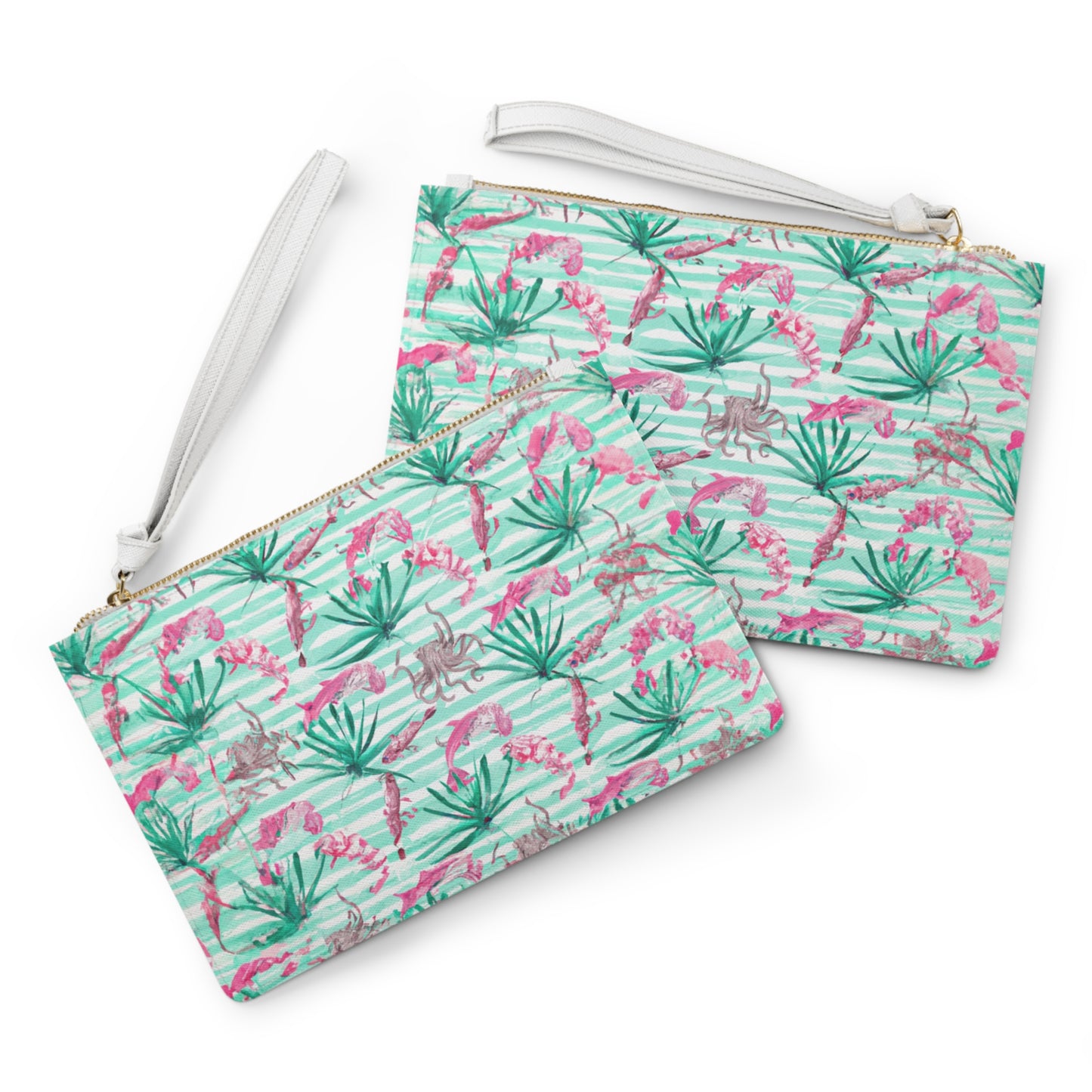 "Pink Octopus" Clutch Bag
