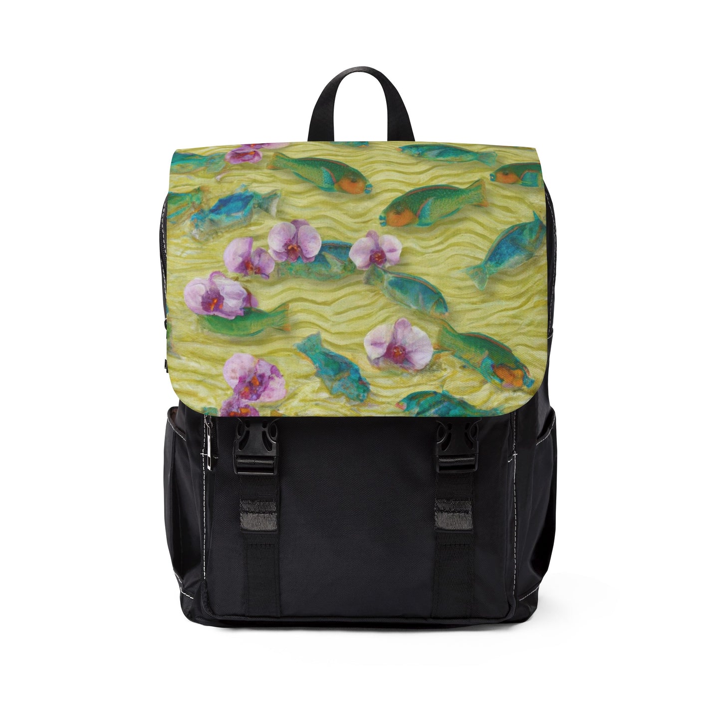 "Parrotfish Hotel" Unisex Casual Shoulder Backpack