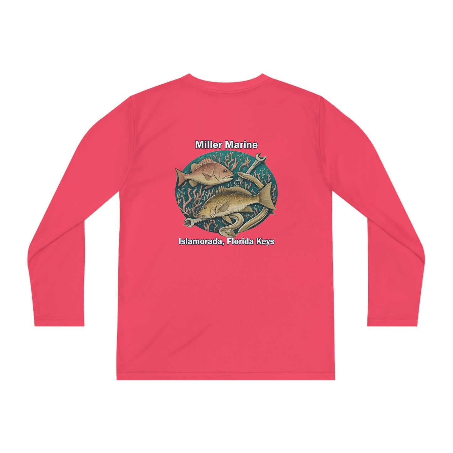 Miller Marine Snapper Wrenches Youth Long Sleeve Competitor Tee