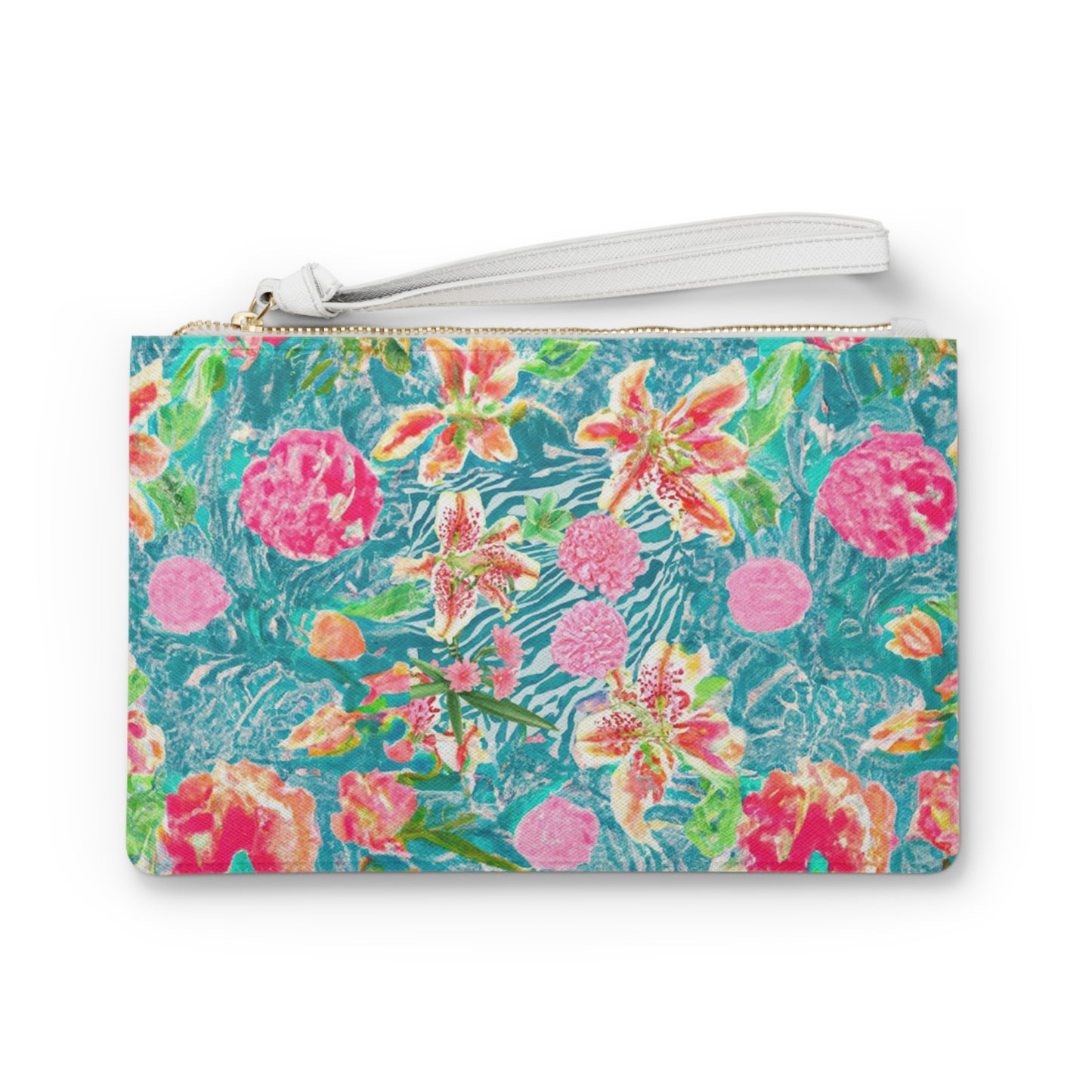 "Trippy Flowers" Clutch Bag