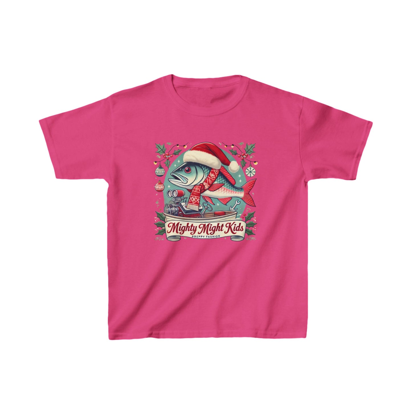 Mighty Might Kids Christmas Snapper (Preppy) Kids Heavy Cotton™ Tee