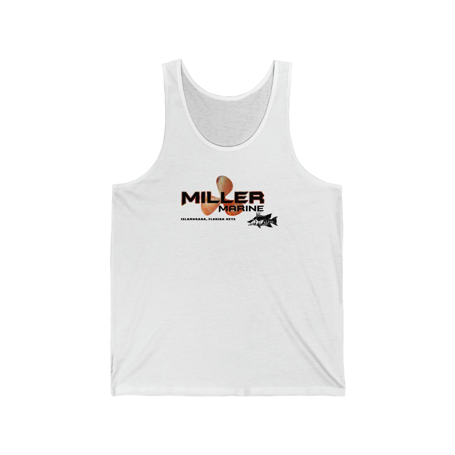 Miller Marine Hog Fish Theme Unisex Jersey Tank