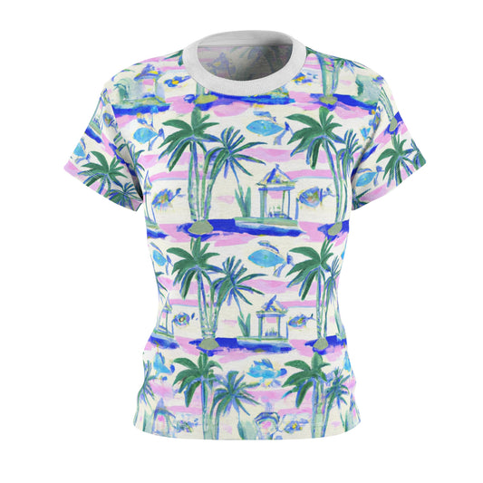 "Key West" Women's Cut & Sew Tee (AOP)