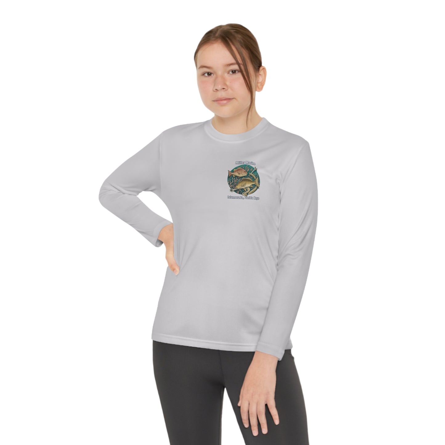 Miller Marine Snapper Wrenches Youth Long Sleeve Competitor Tee