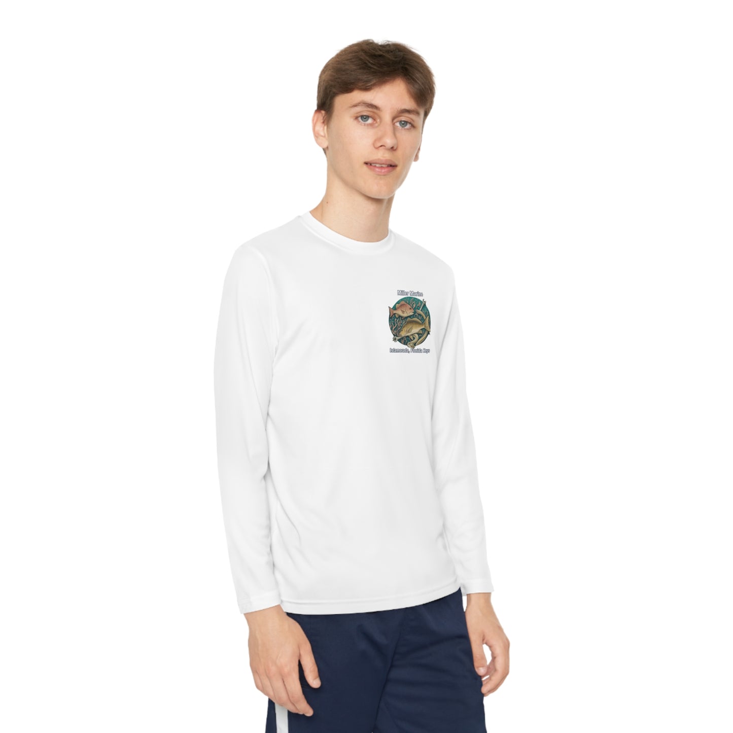 Miller Marine Snapper Wrenches Youth Long Sleeve Competitor Tee