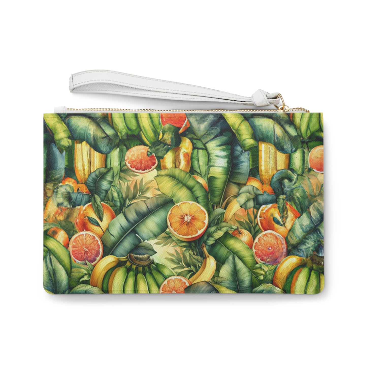 "Orangey Glad" Clutch Bag