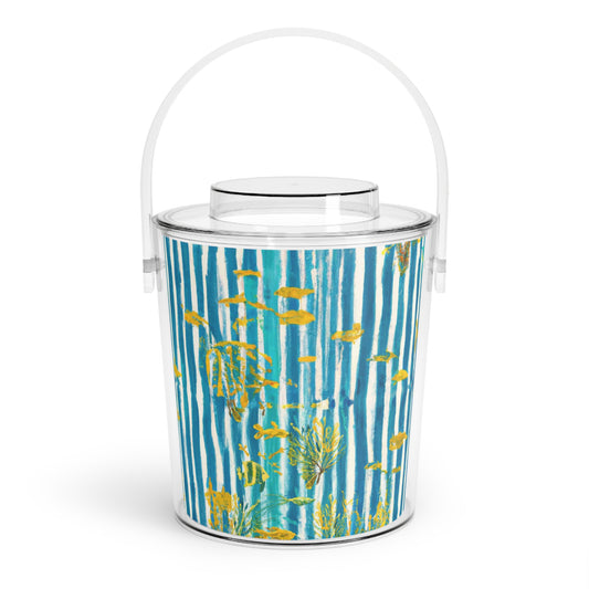 "The Aquarium" Ice Bucket with Tongs