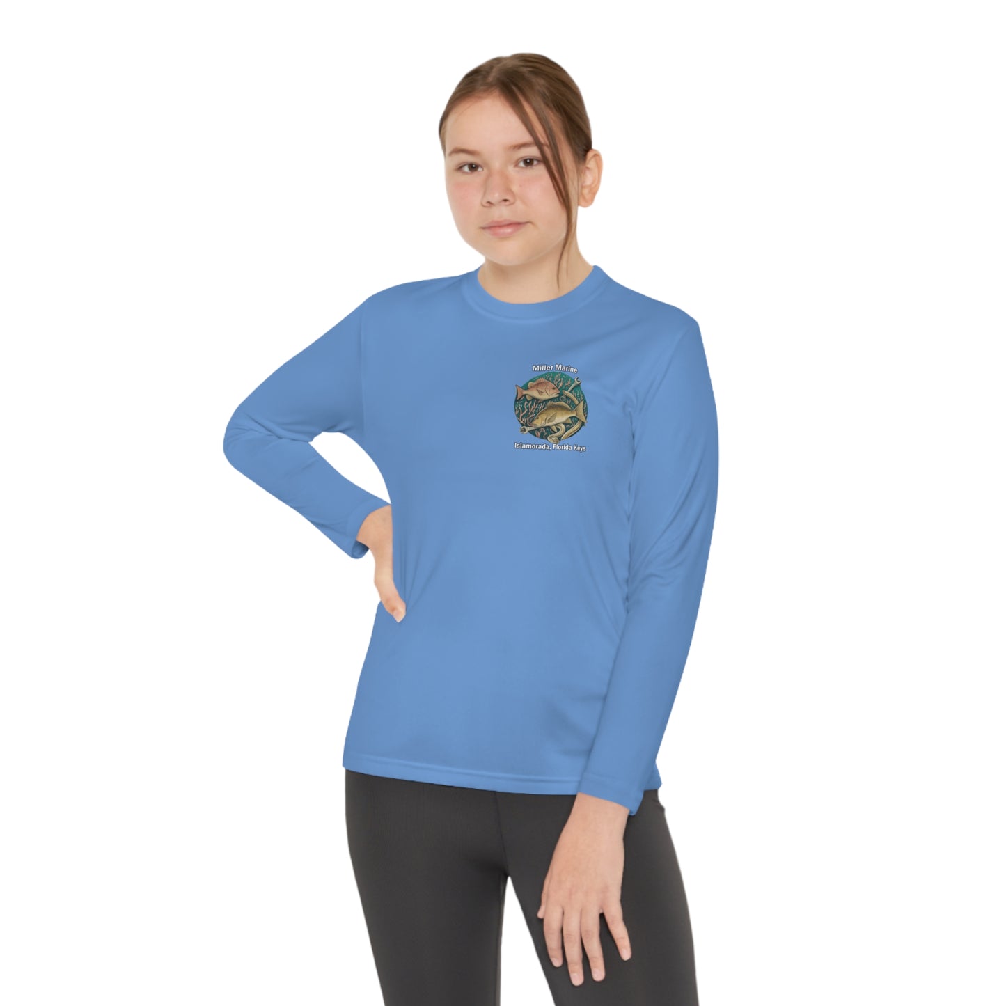 Miller Marine Snapper Wrenches Youth Long Sleeve Competitor Tee