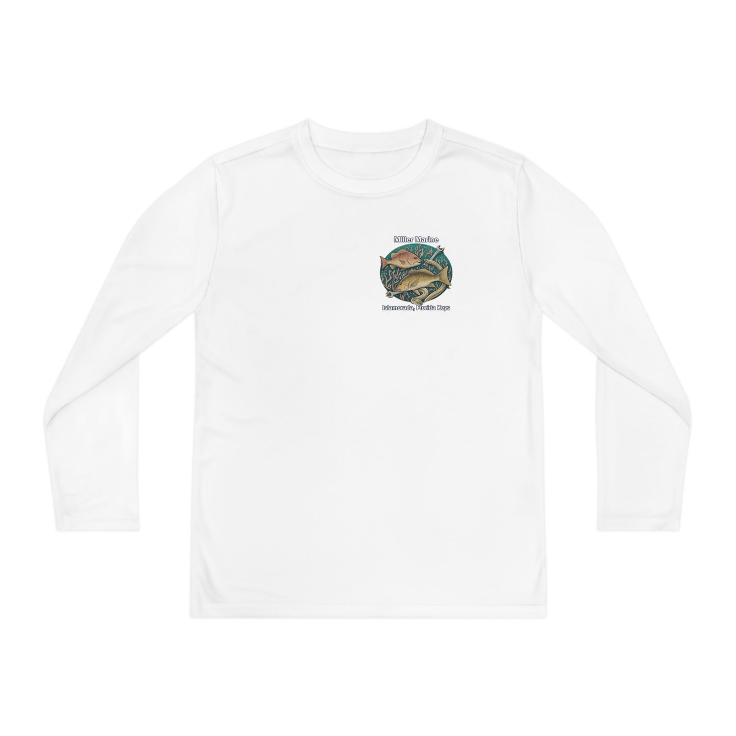 Miller Marine Snapper Wrenches Youth Long Sleeve Competitor Tee