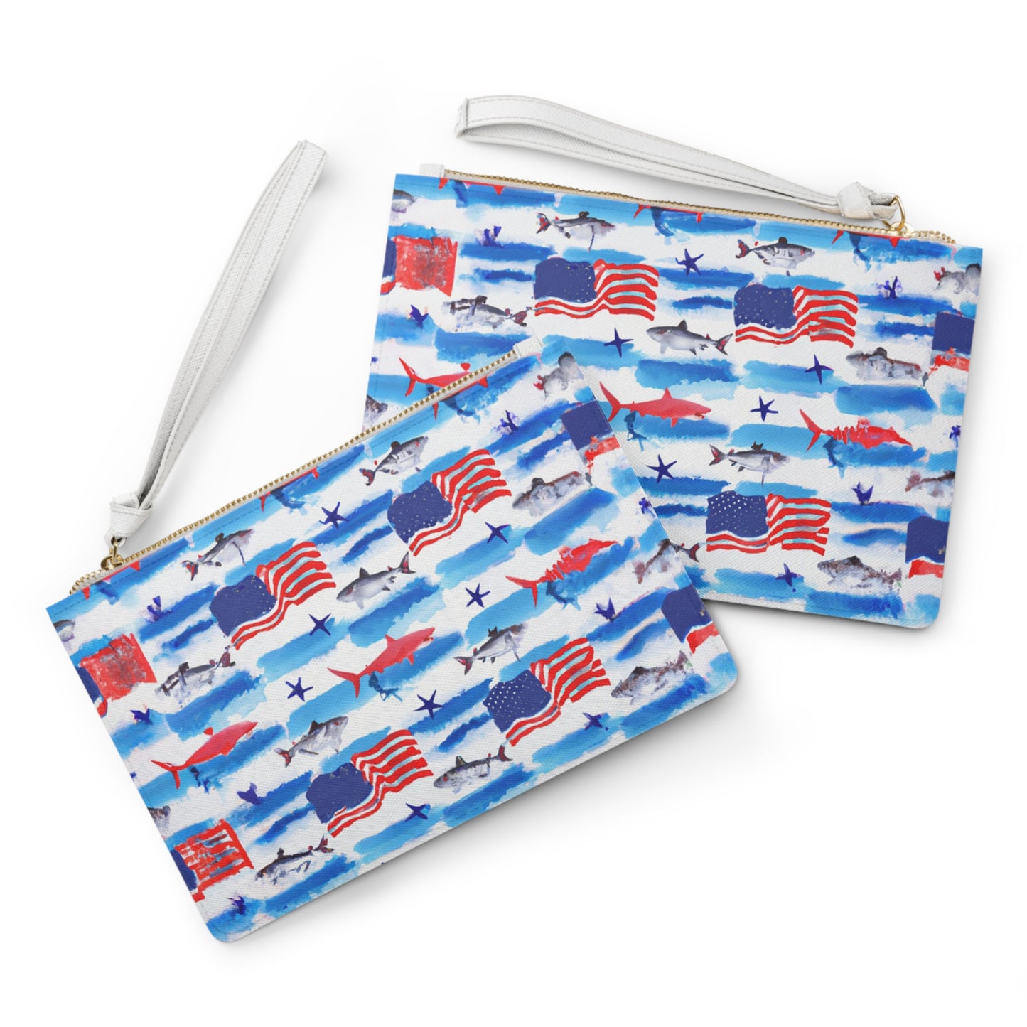 "USA Sharks" Clutch Bag