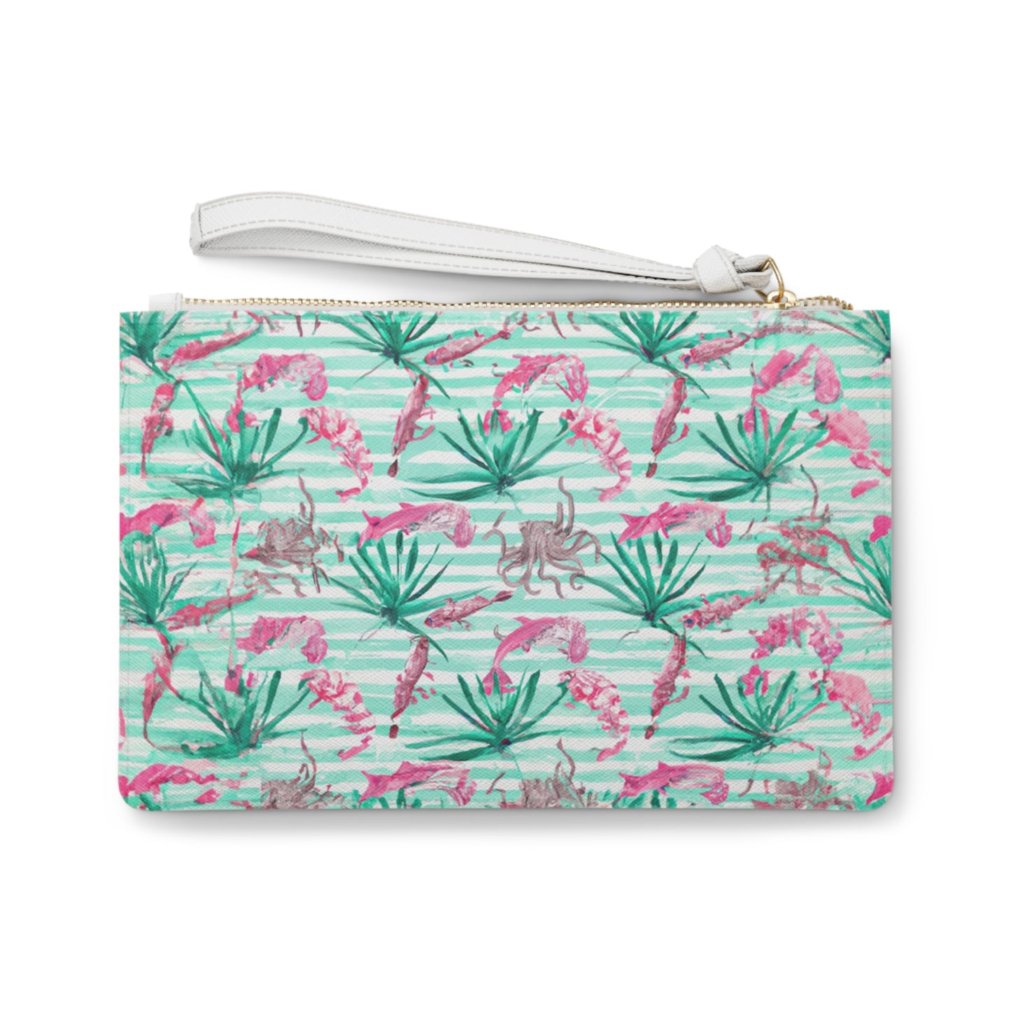 "Pink Octopus" Clutch Bag