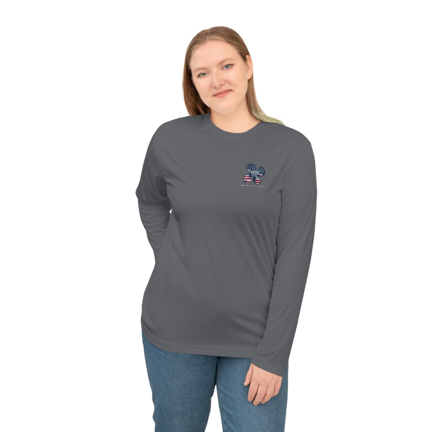 Miller Marine - Red, White & Blue Prop - Unisex Performance Long Sleeve Shirt