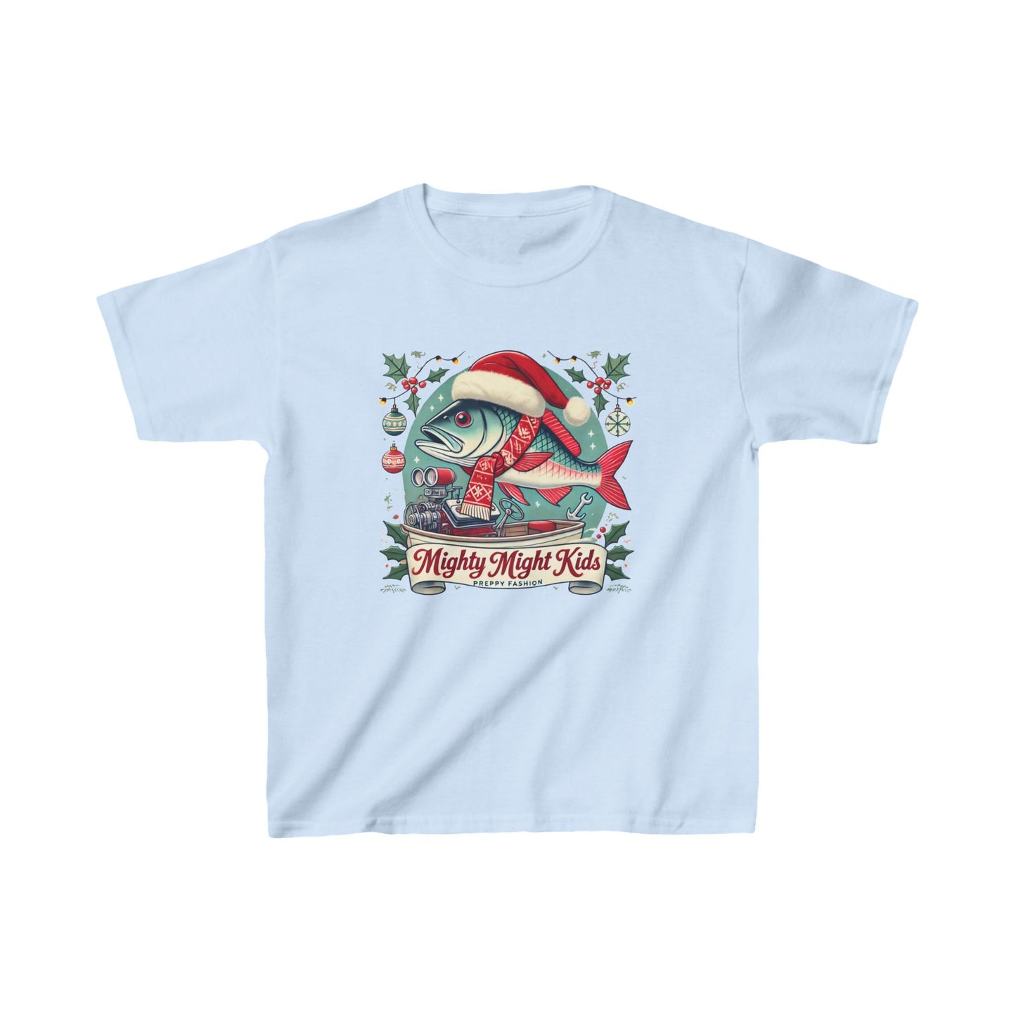 Mighty Might Kids Christmas Snapper (Preppy) Kids Heavy Cotton™ Tee