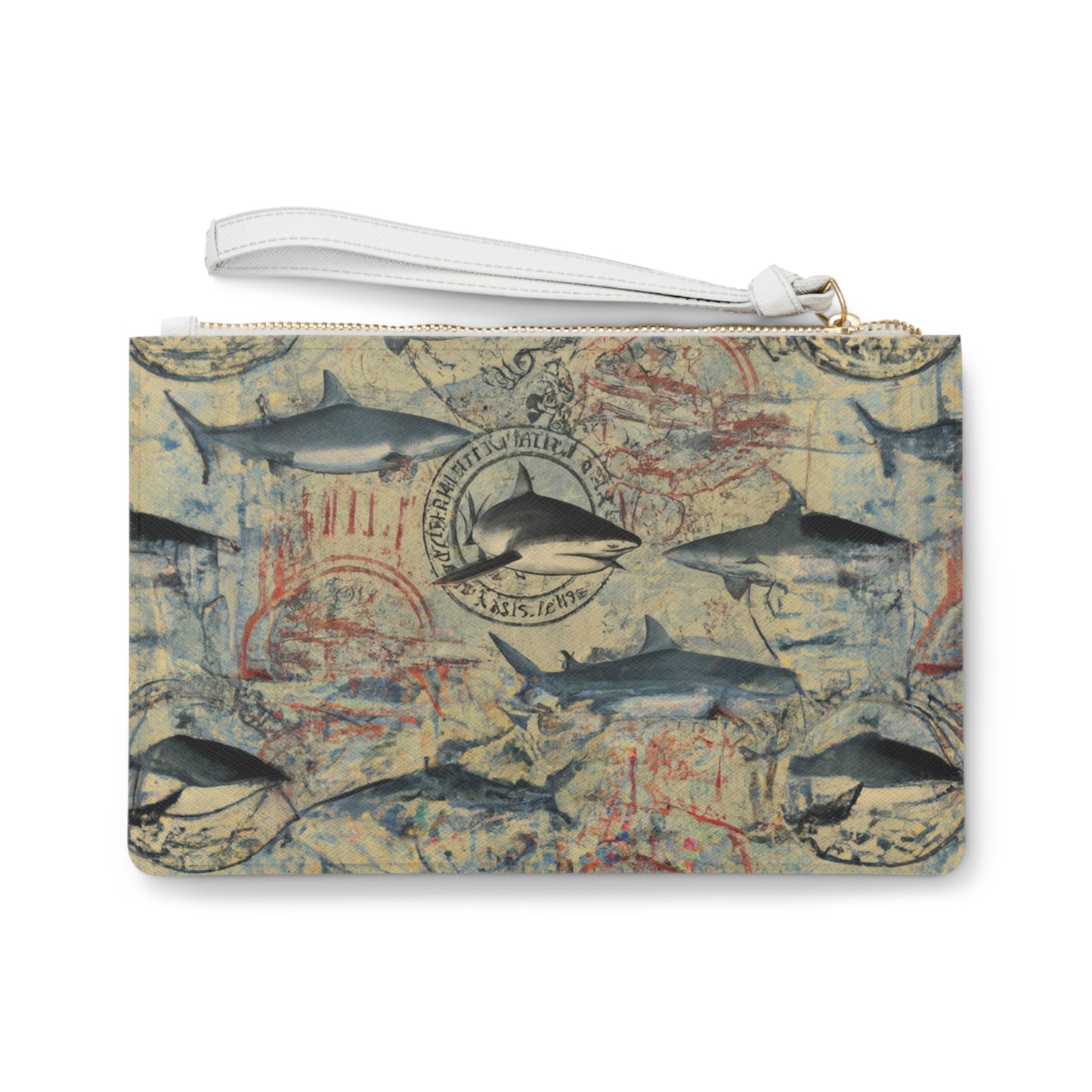 "Vintage Bull Sharks" Clutch Bag
