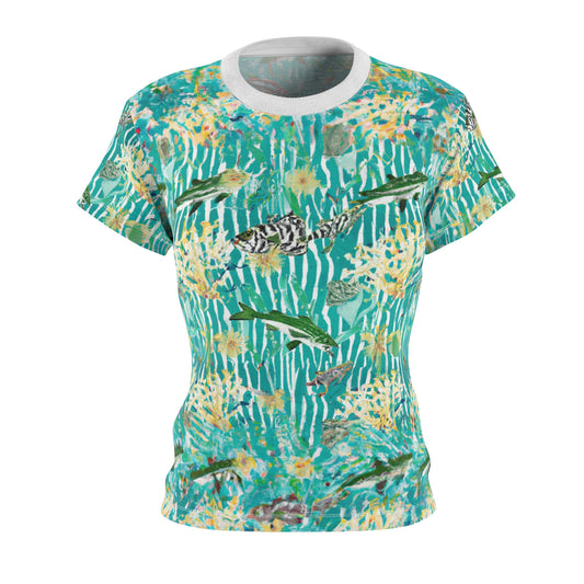 "Tavernier" Women's Cut & Sew Tee (AOP)