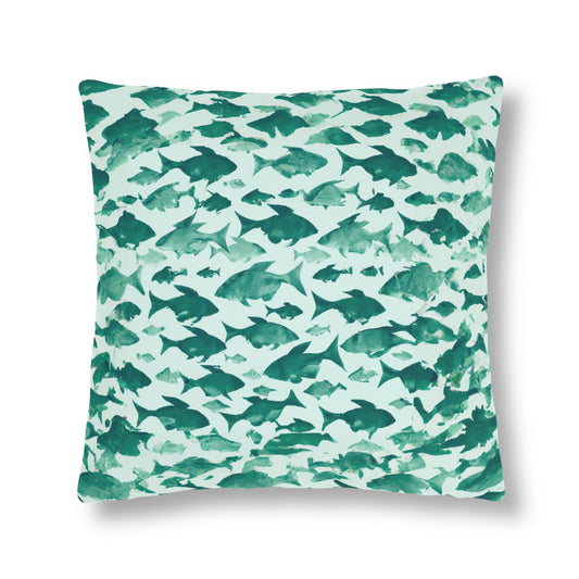Snappy Snapper Silhouettes Waterproof Pillows