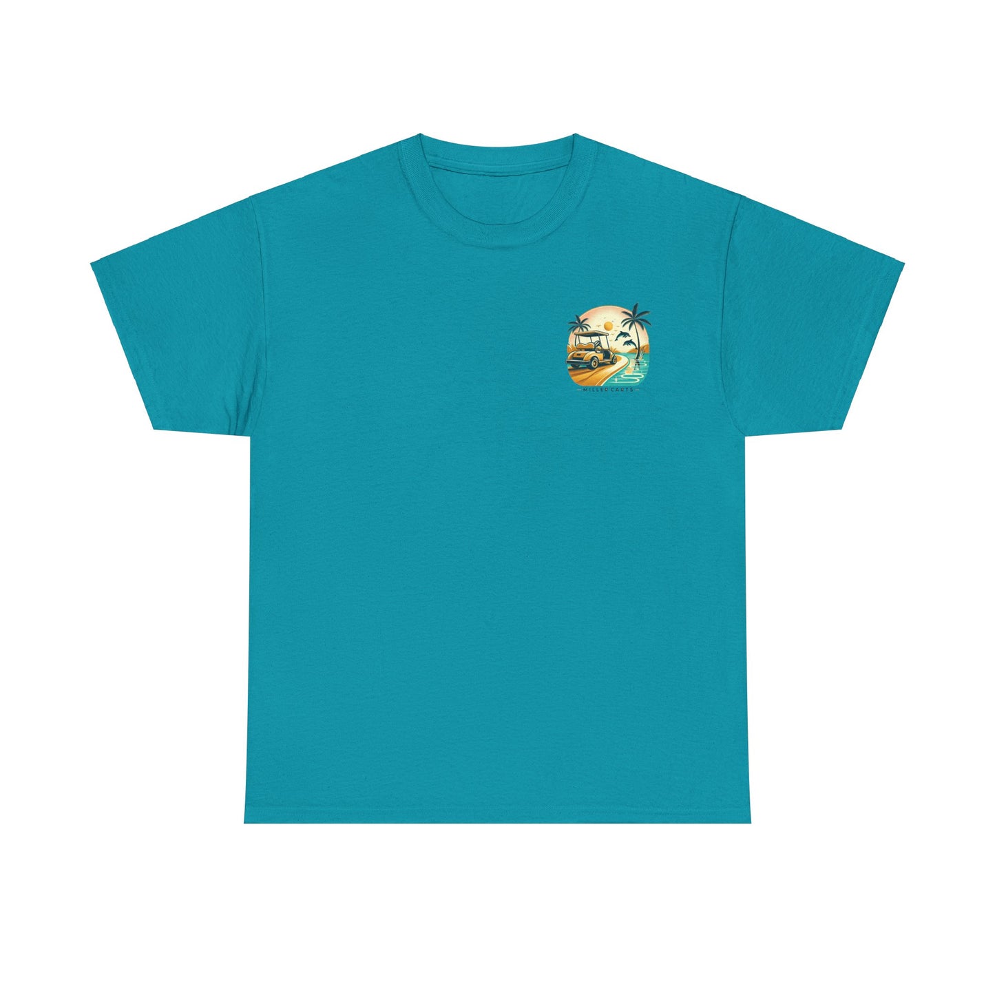 Vintage Feel Miller Carts Tee - Golden Road -  Unisex Heavy Cotton Tee