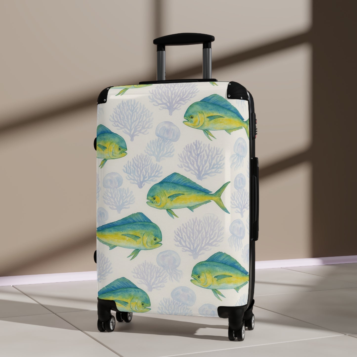 Suitcase - Mahi Mahi (El Dorado) and Corals Traveler's Luggage