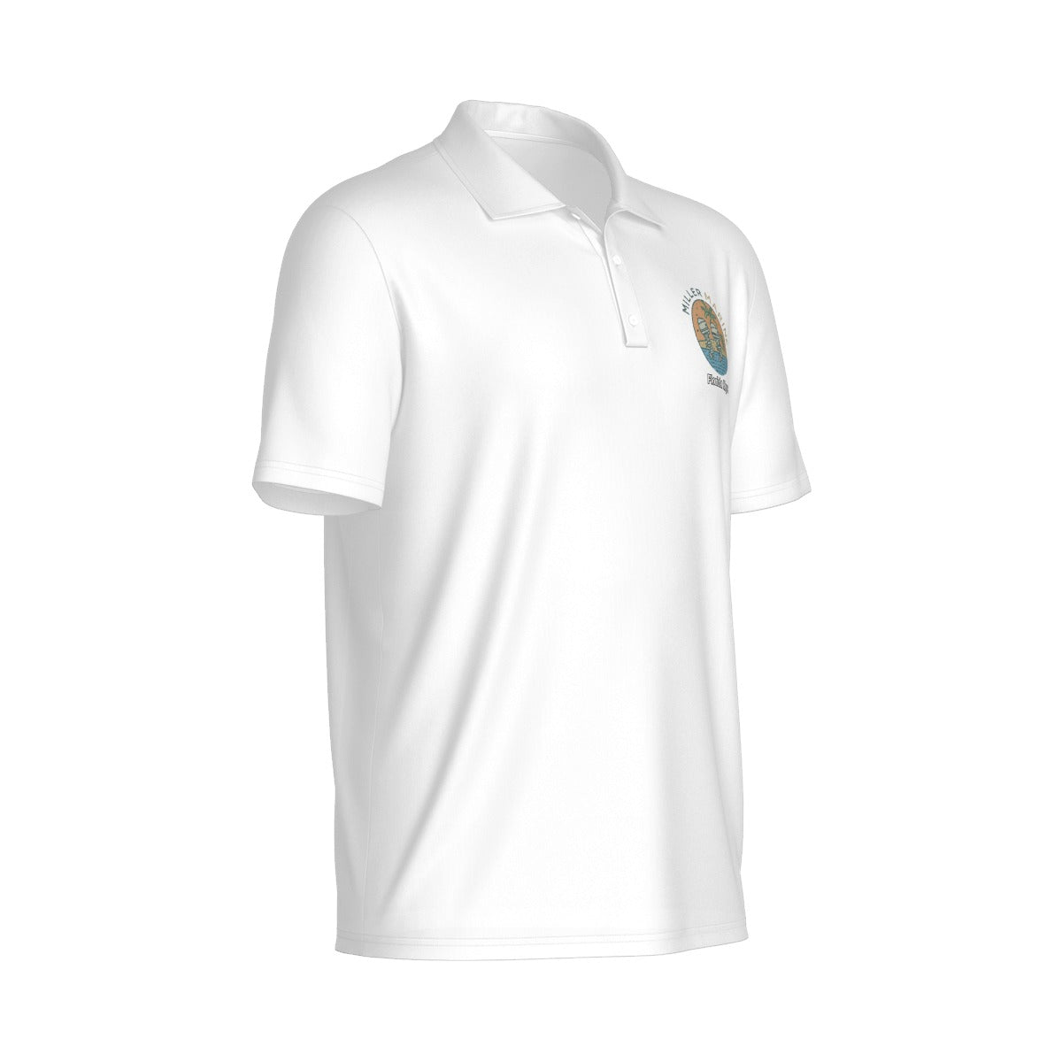 Miller Marine VIntage Feel Polo - All-Over Print Men's Polo Collar Jersey