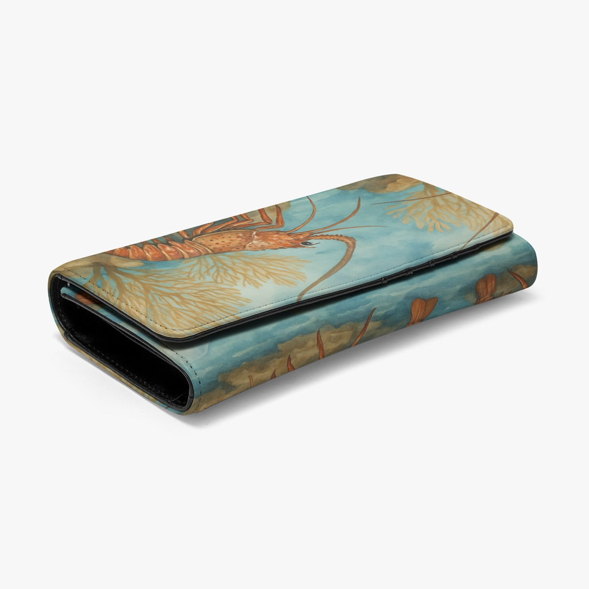 Spiny Lobsters and Sea Fans Foldable Wallet