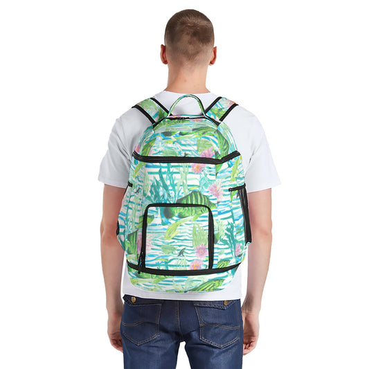 "Tank Dreams" All-Over Print Multifunctional Backpack