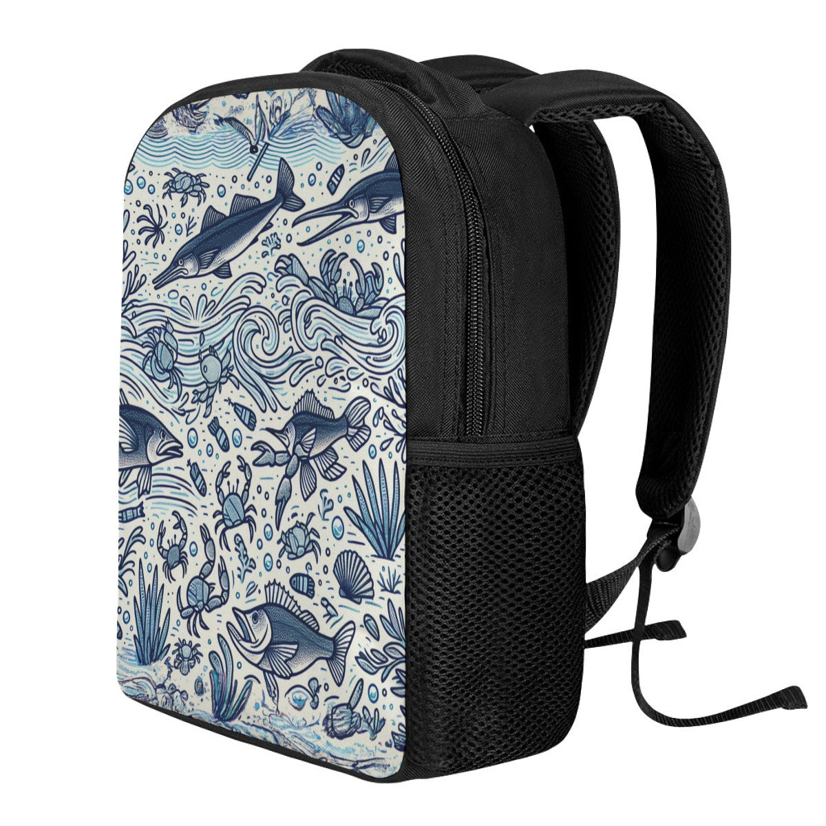 Line Art Coral Reef Student Backpack
