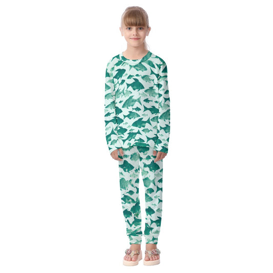 Snappy Snapper Silhouettes - All-Over Print Kid's Pajamas Set