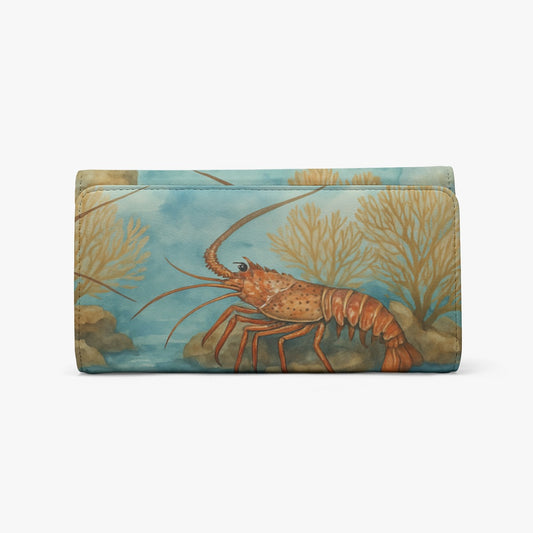 Spiny Lobsters and Sea Fans Foldable Wallet