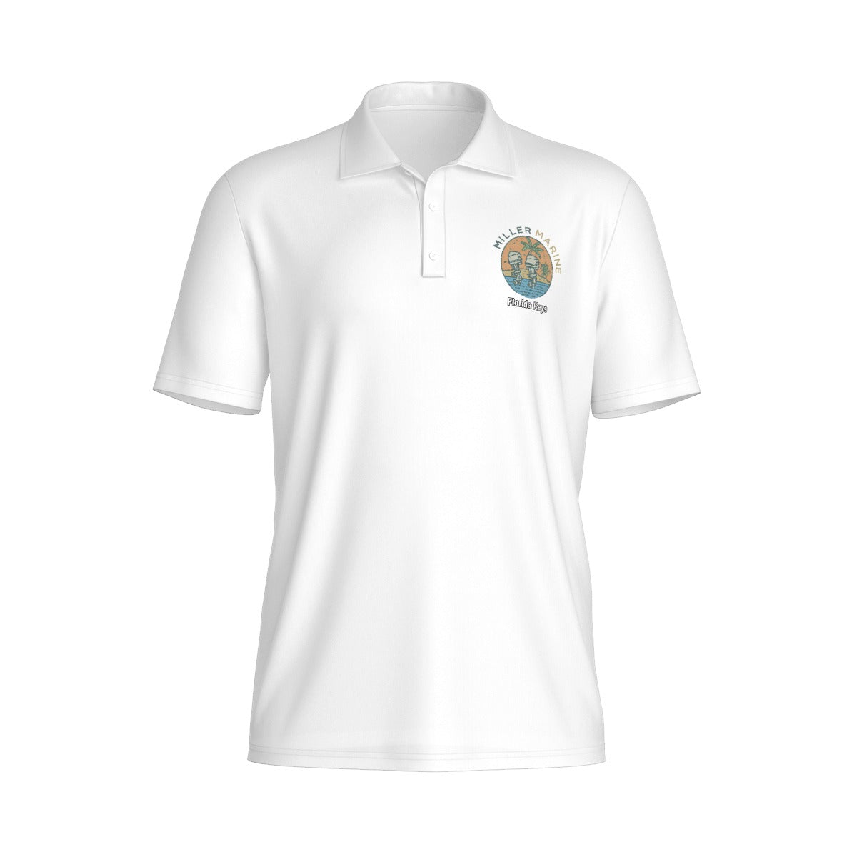 Miller Marine VIntage Feel Polo - All-Over Print Men's Polo Collar Jersey