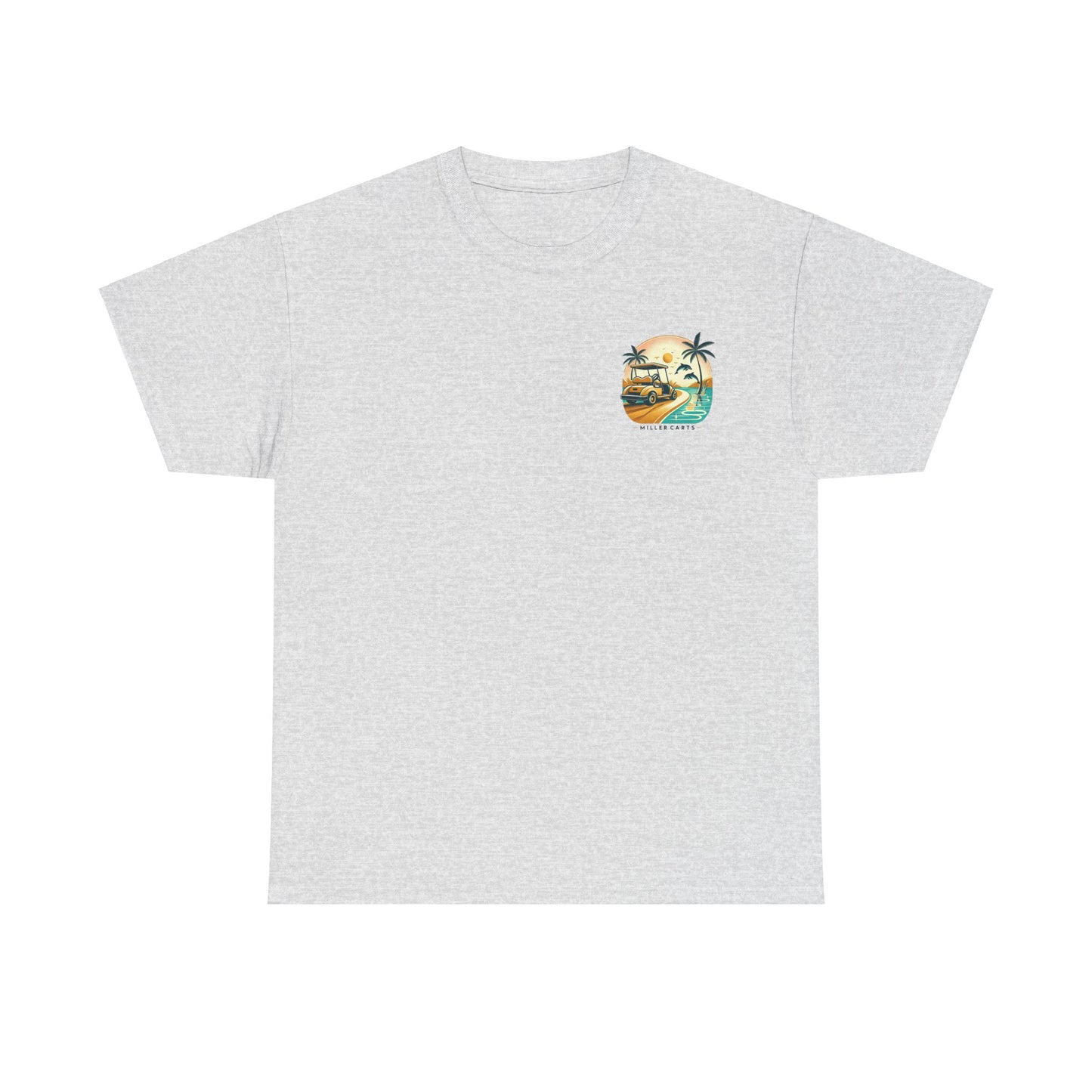 Vintage Feel Miller Carts Tee - Golden Road -  Unisex Heavy Cotton Tee