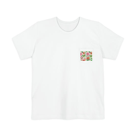 "Stargazer Lilly" Unisex Pocket T-shirt