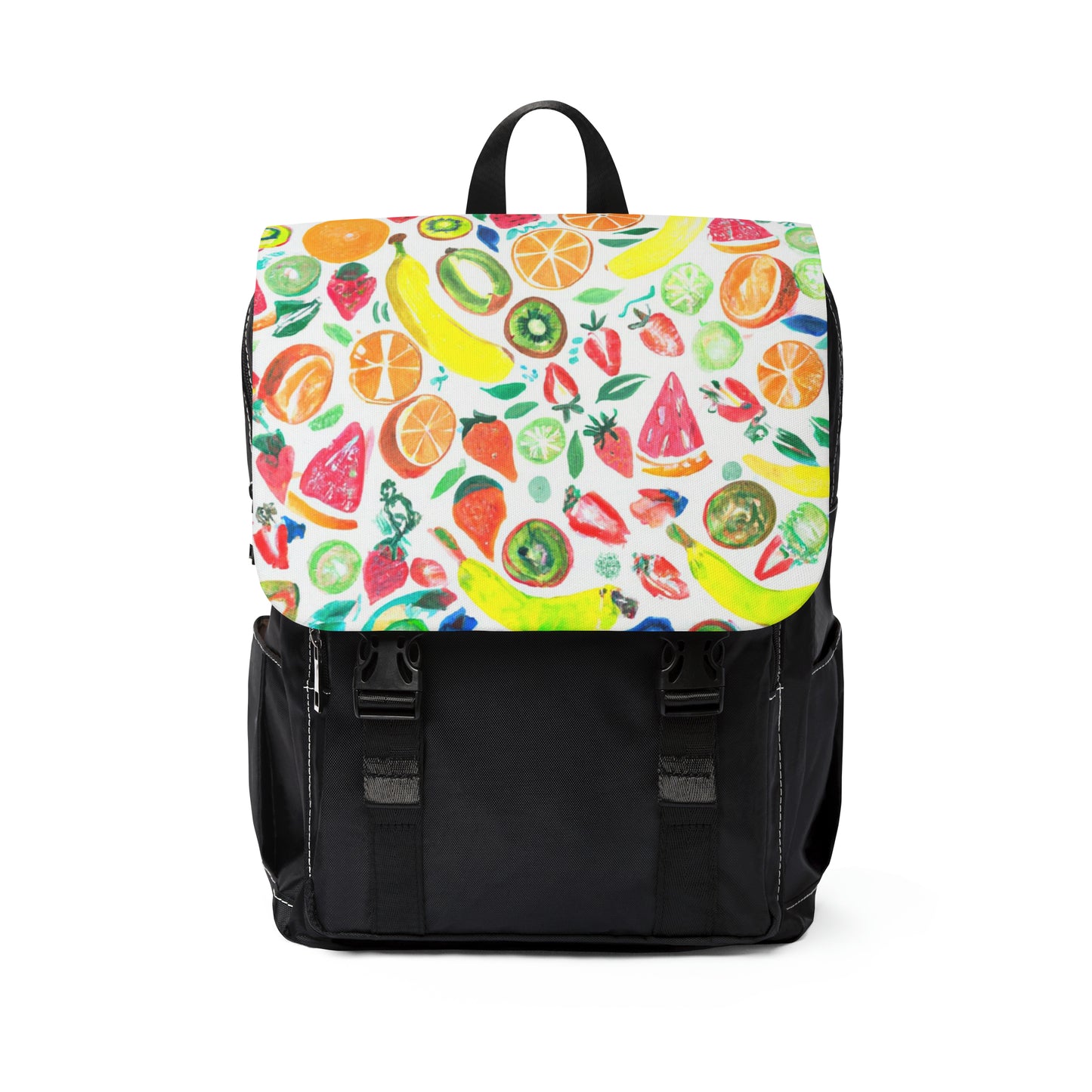 Fruit Frenzy Unisex Casual Shoulder Backpack