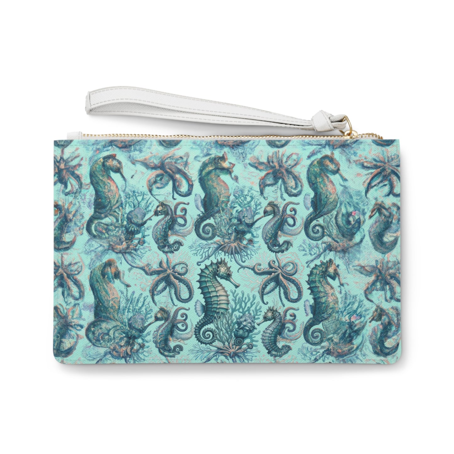 "Seahorse Queen" Clutch Bag