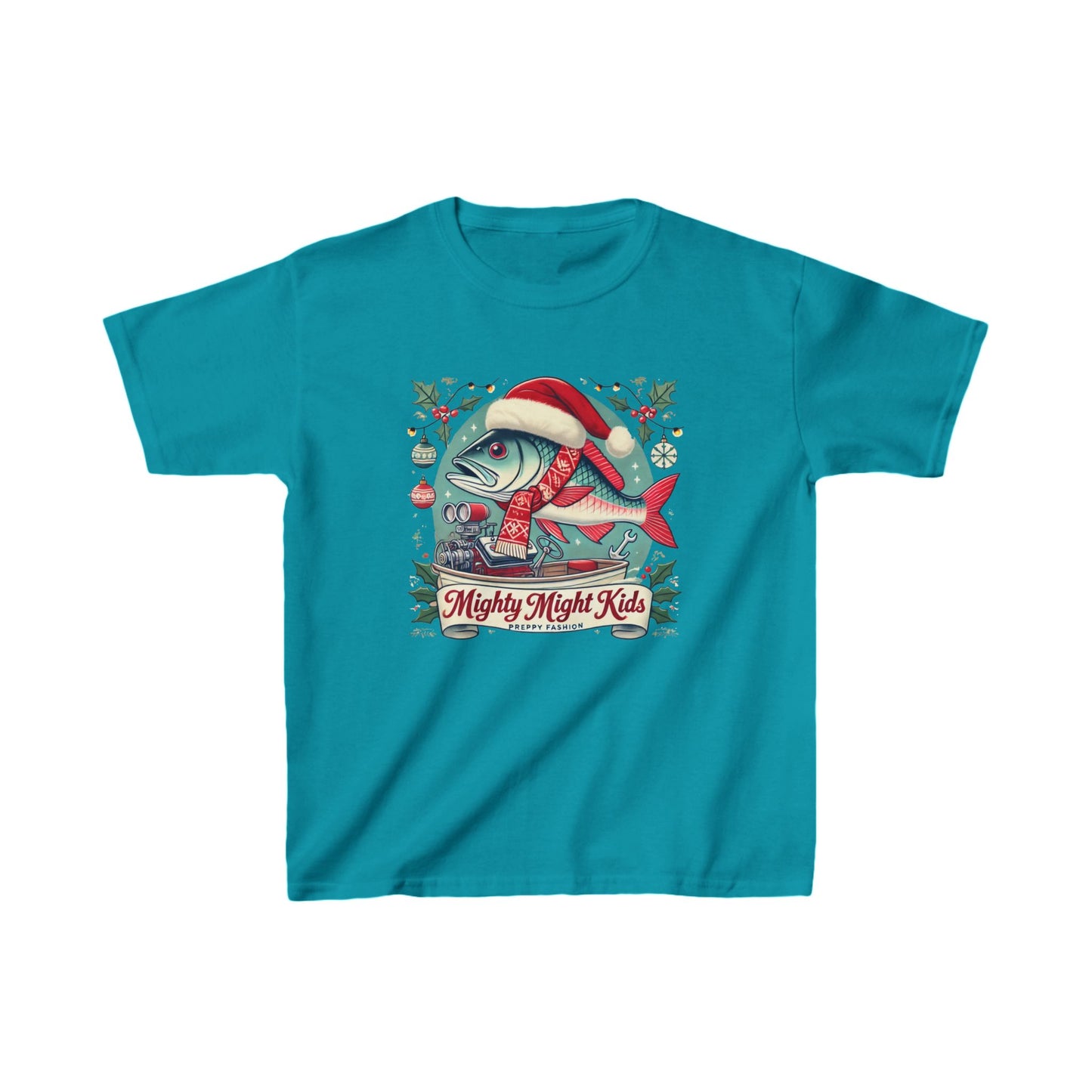 Mighty Might Kids Christmas Snapper (Preppy) Kids Heavy Cotton™ Tee