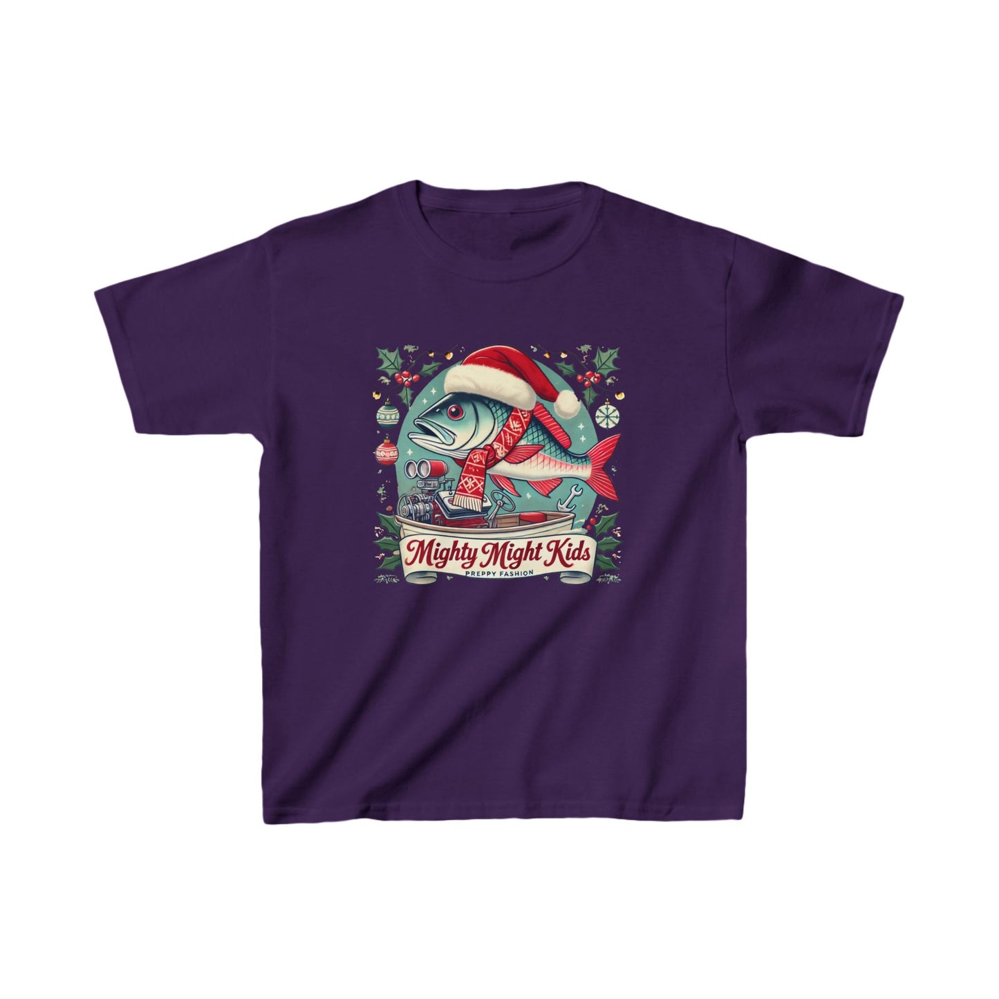 Mighty Might Kids Christmas Snapper (Preppy) Kids Heavy Cotton™ Tee
