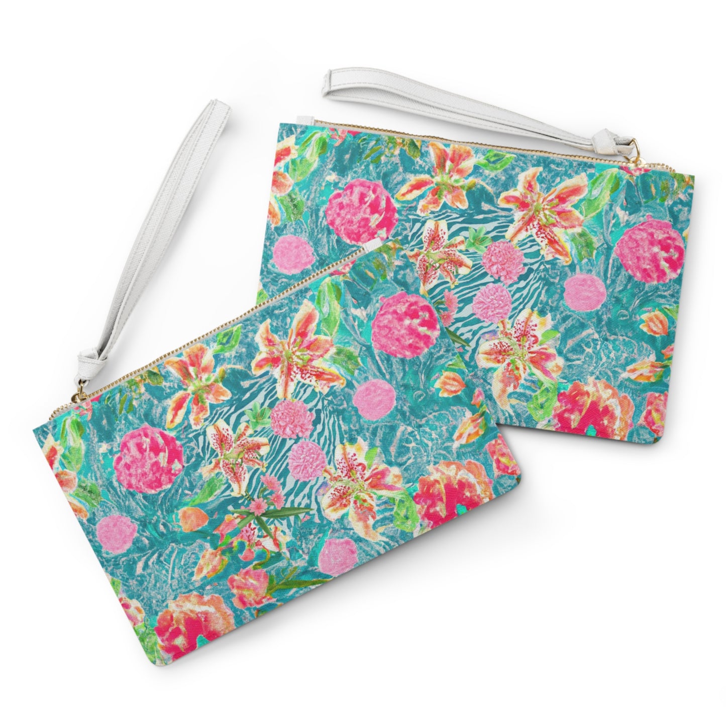 "Trippy Flowers" Clutch Bag