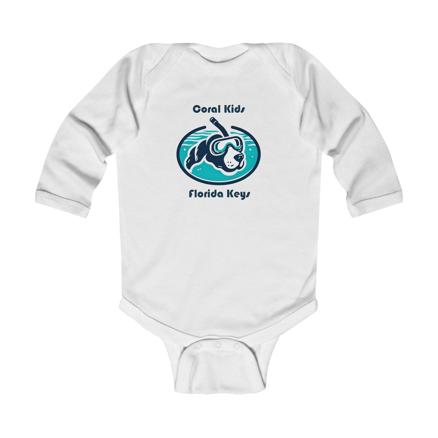 Coral Kids- Snorkel Time - Infant Long Sleeve Bodysuit