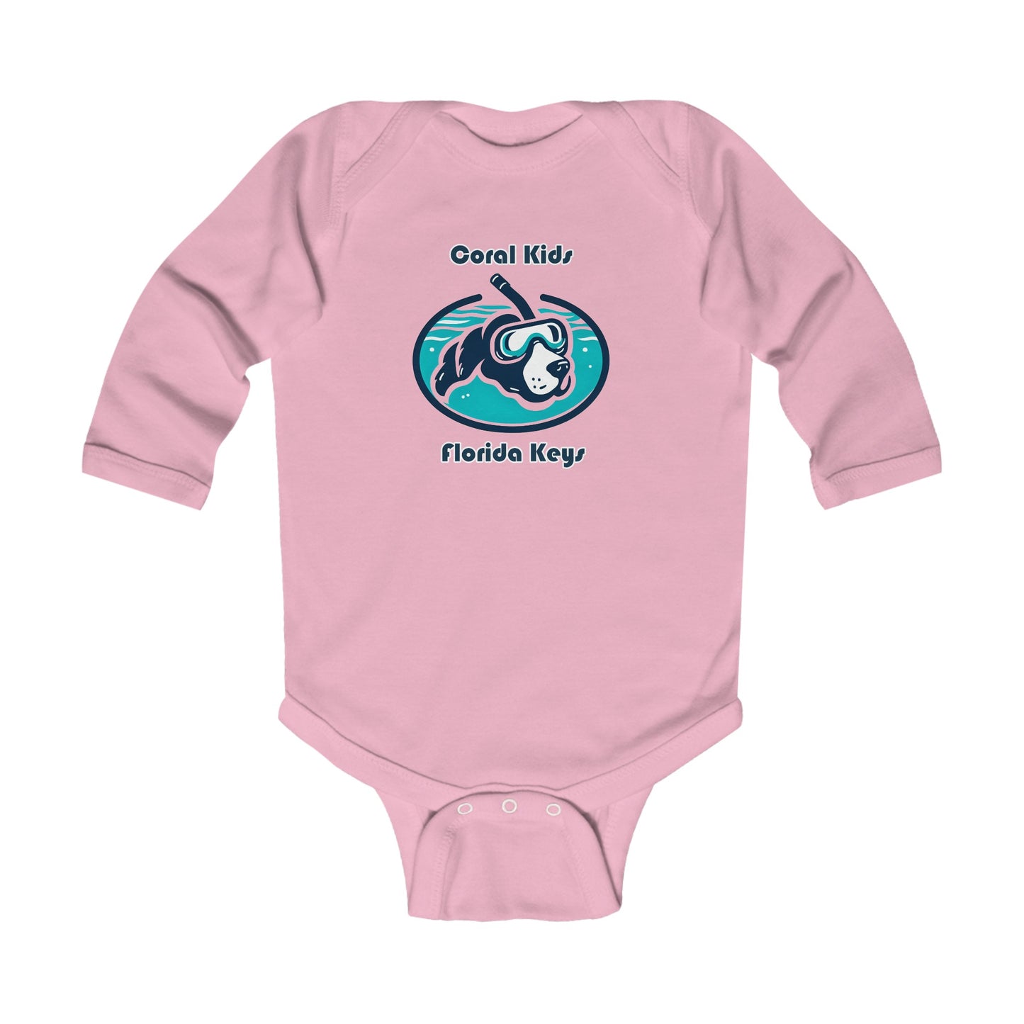 Coral Kids- Snorkel Time - Infant Long Sleeve Bodysuit