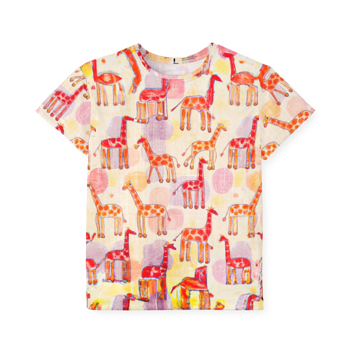 "Giraffe Momma" Kids Sports Jersey (AOP)