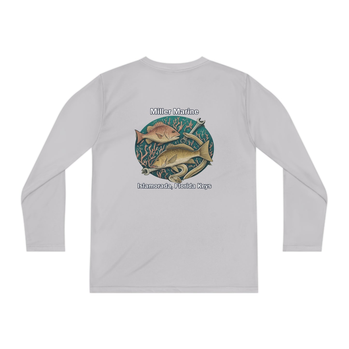 Miller Marine Snapper Wrenches Youth Long Sleeve Competitor Tee
