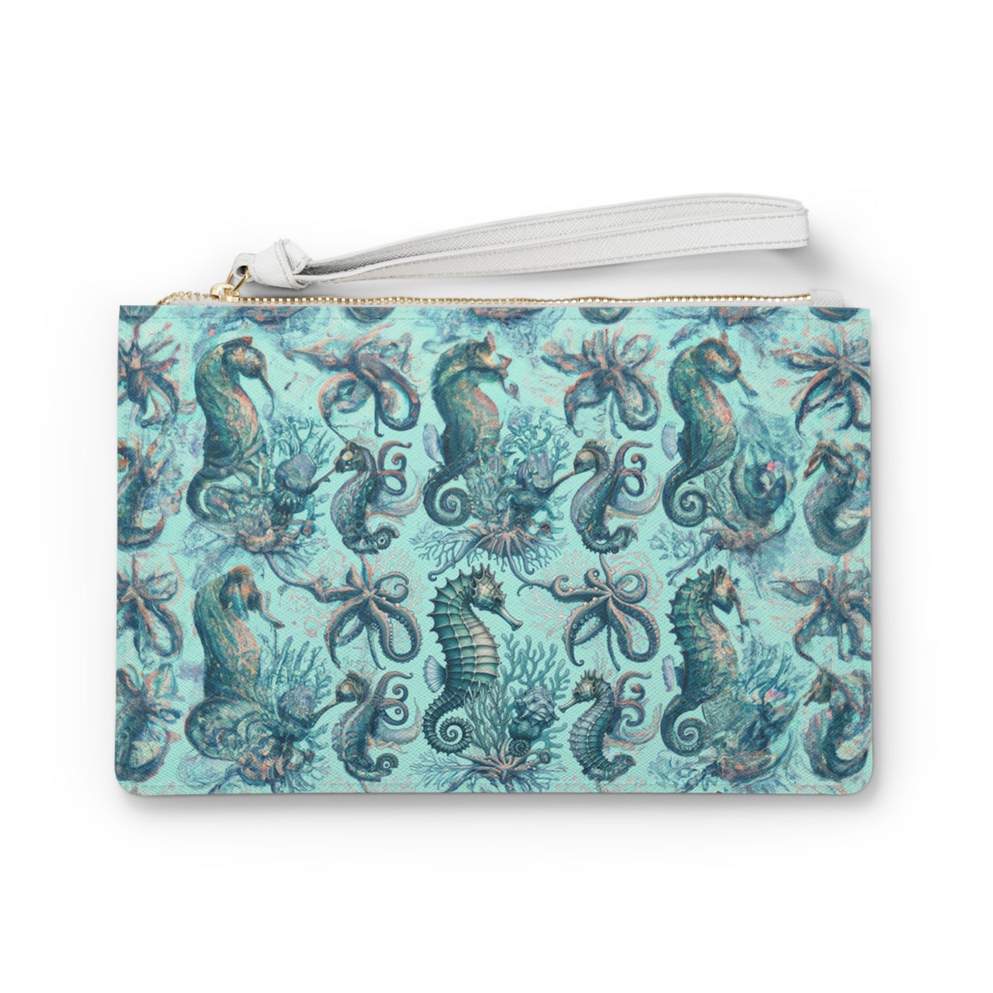 "Seahorse Queen" Clutch Bag