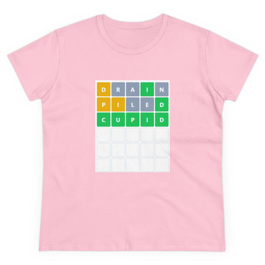 Valentine's Wordsmith Women's Midweight Cotton Tee