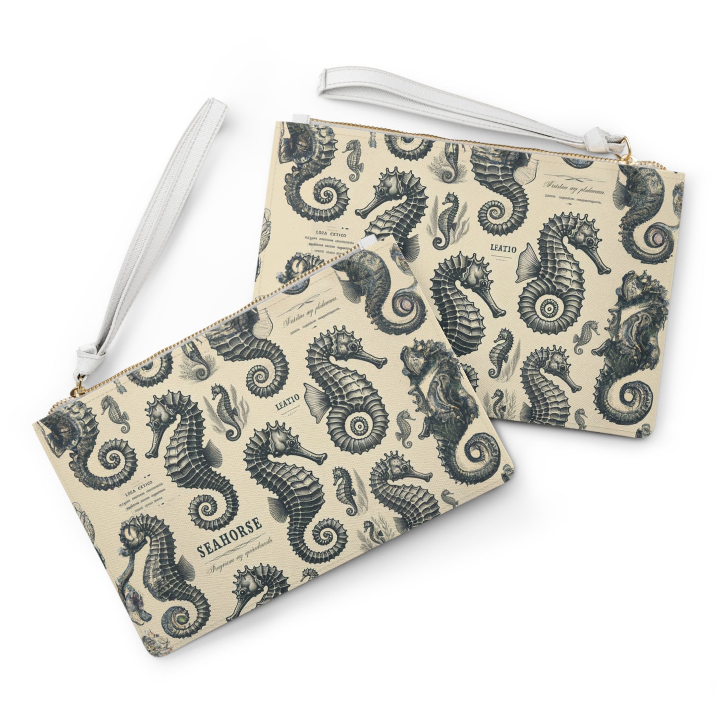 "Seahorse Surrender" Clutch Bag