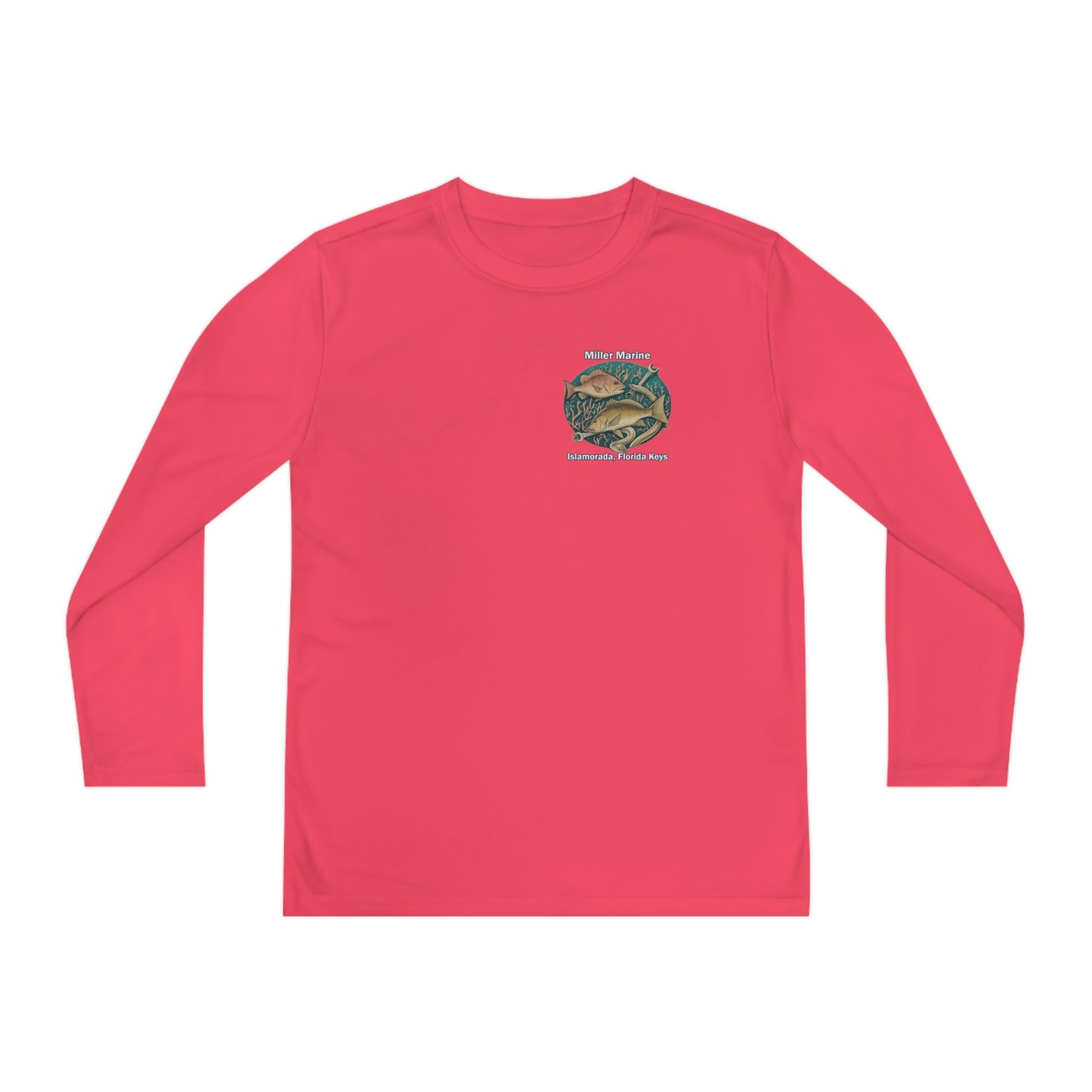 Miller Marine Snapper Wrenches Youth Long Sleeve Competitor Tee