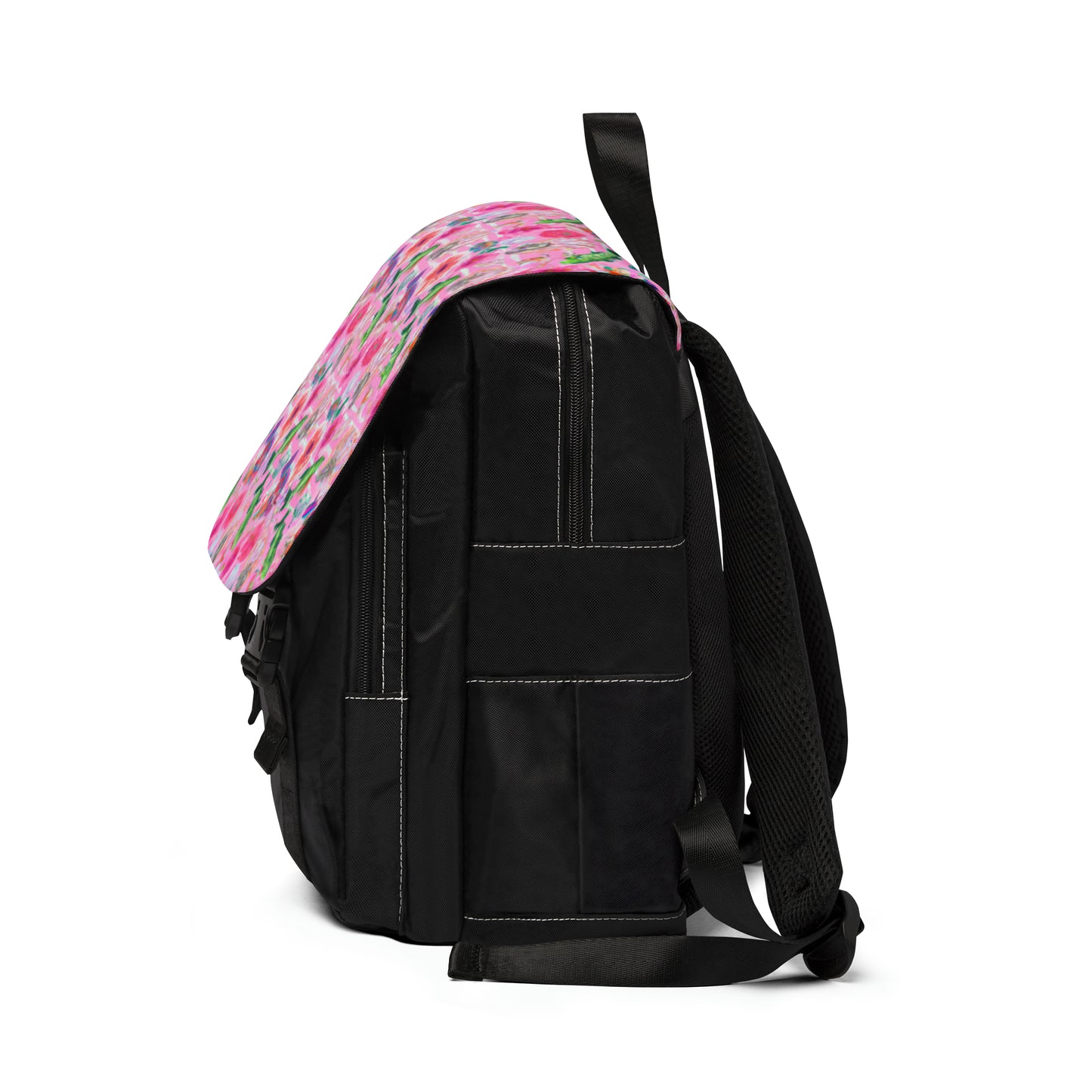 Pink Florida Keys Unisex Casual Shoulder Backpack